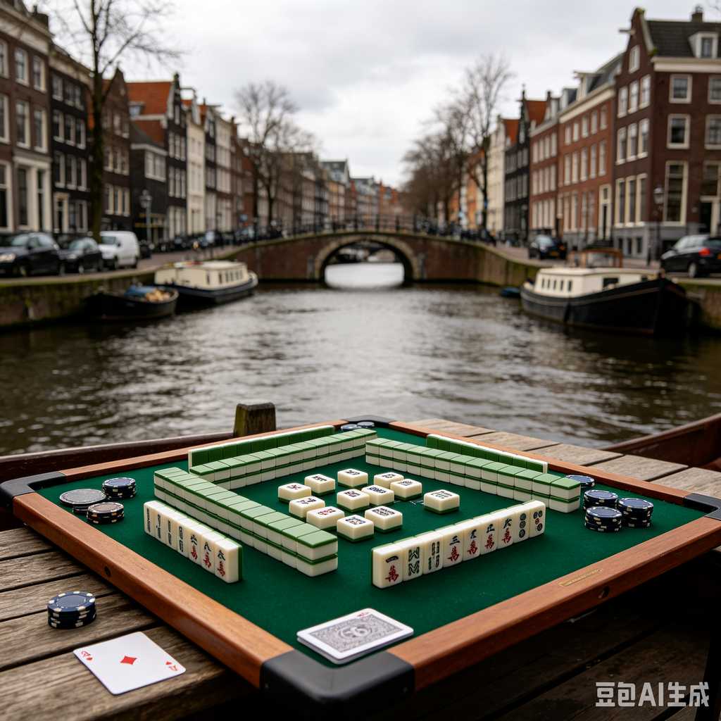 oil painting mahjong set