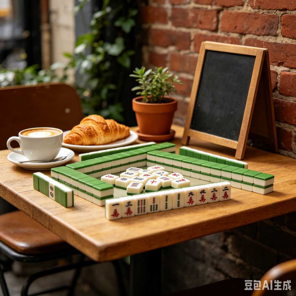 transparent acrylic mahjong set